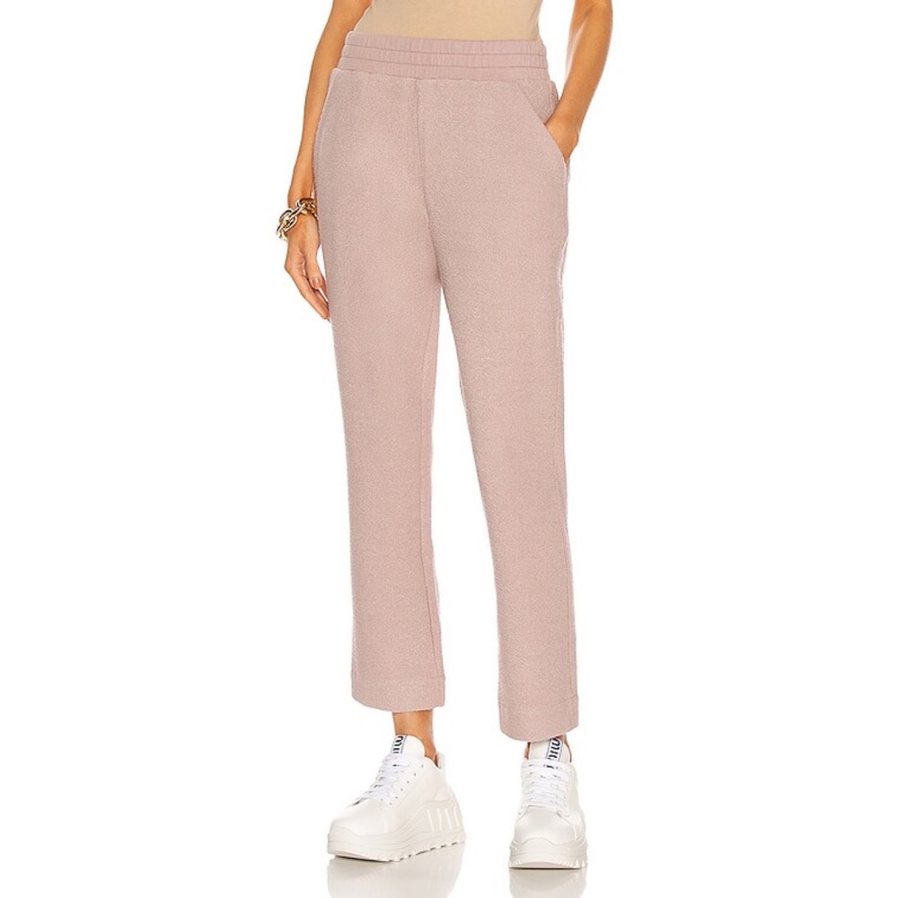 Varley Brymhurst Mauve/Dusty Pink Textured Sweatpants in Sphinx